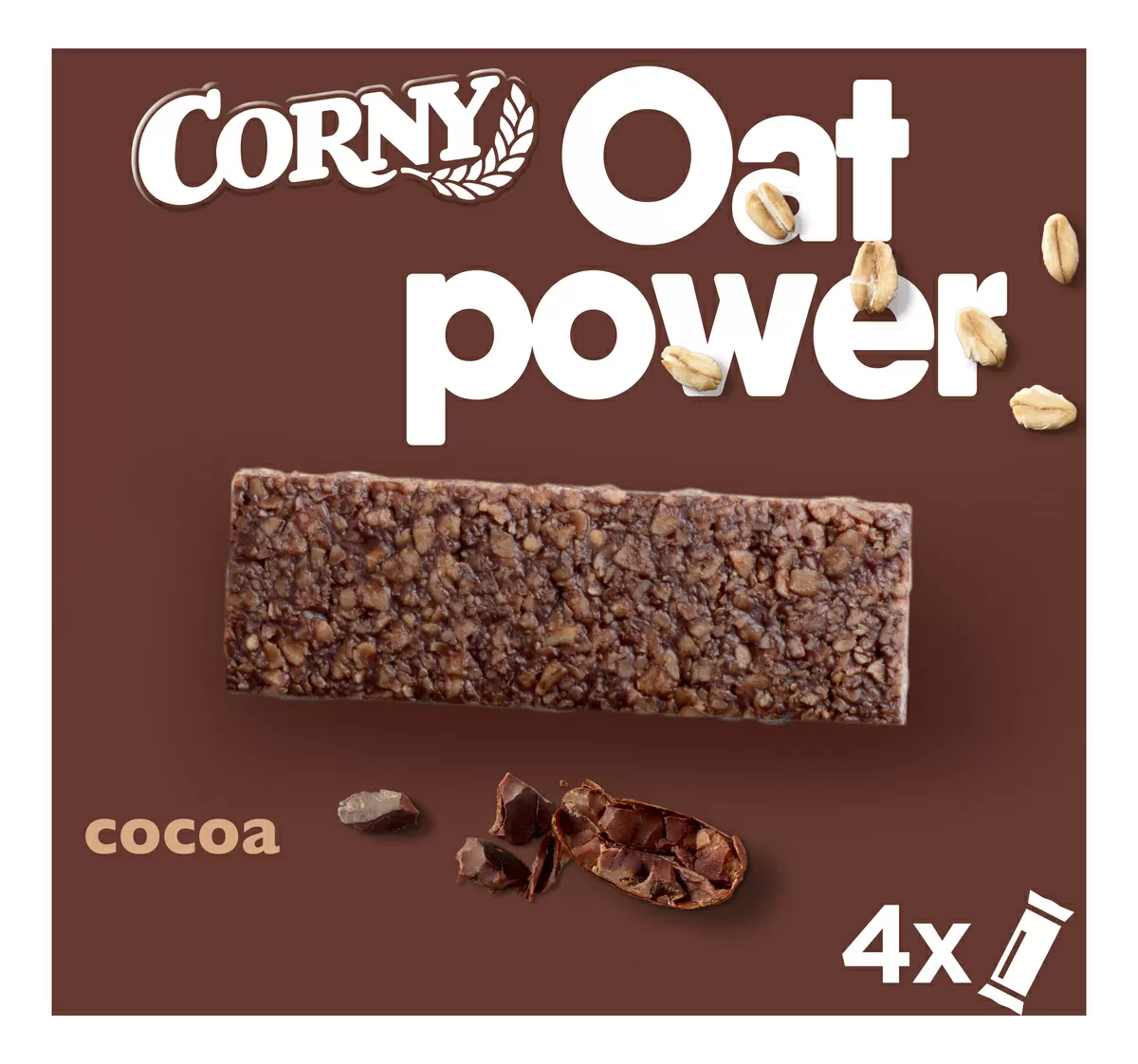 Corny Oatpower Cocoa - 4 x 35 g