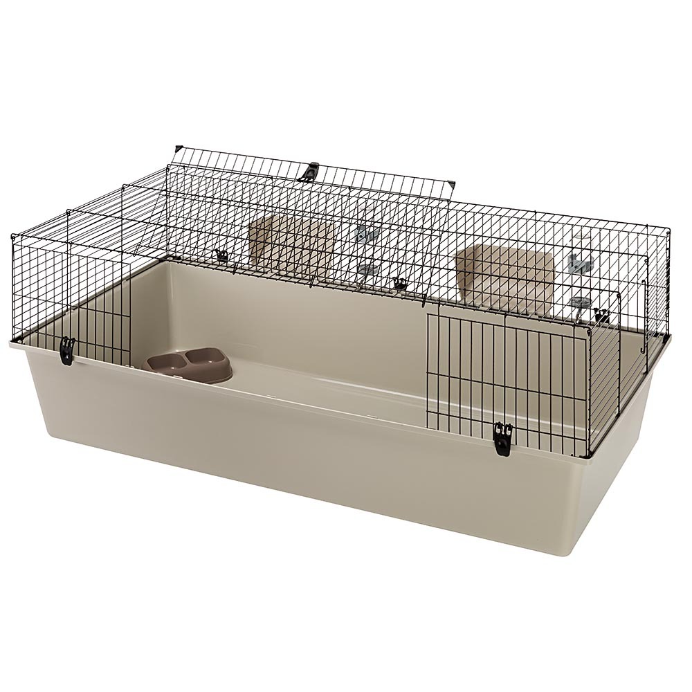 Cage pour lapins ferplast rabbit 160 ample métal thermoplastique confortable
