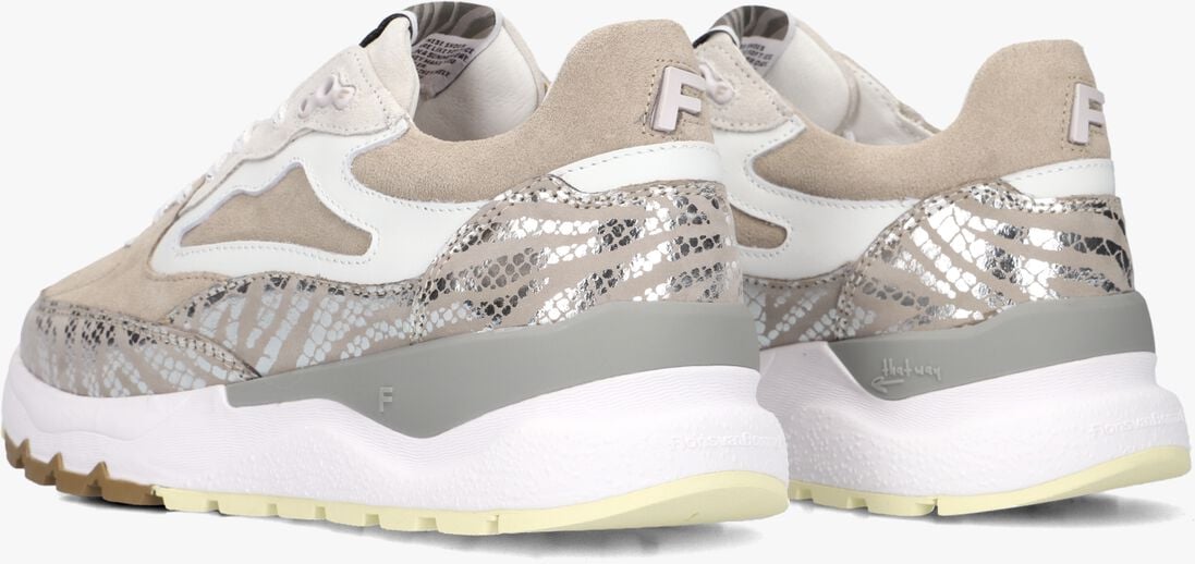 beige floris van bommel lage sneakers sfw-10163 treni