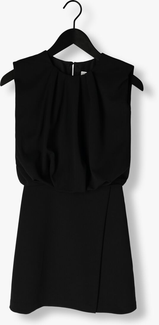 zwarte co'couture mini jurk falconcc pleat mini dress