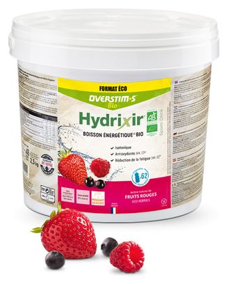 Boisson énergétique Overstims Bio Hydrixir Fruits rouges - 2.5kg