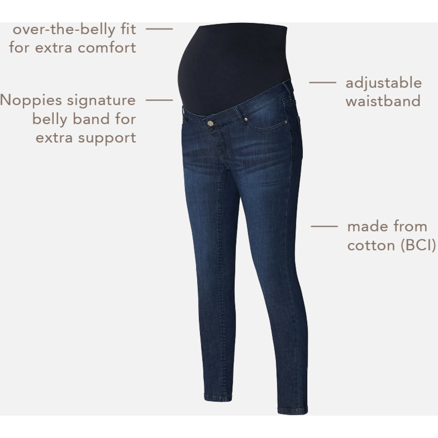 Noppies Skinny Umstandsjeans Avi Dark Blue