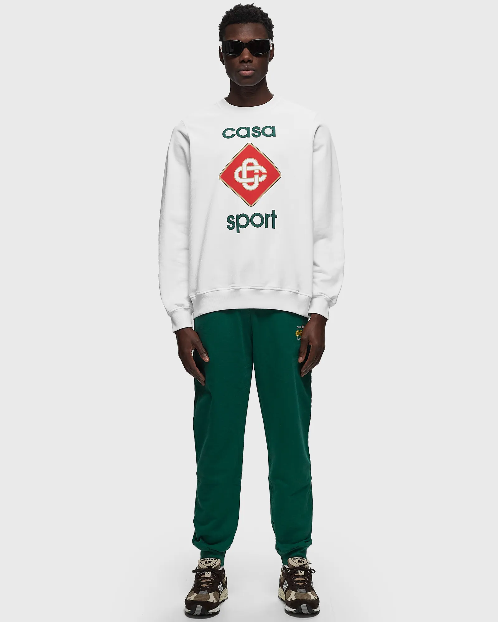 Casablanca CASA SPORT ICON SCREEN PRINTED SWEATSHIRT