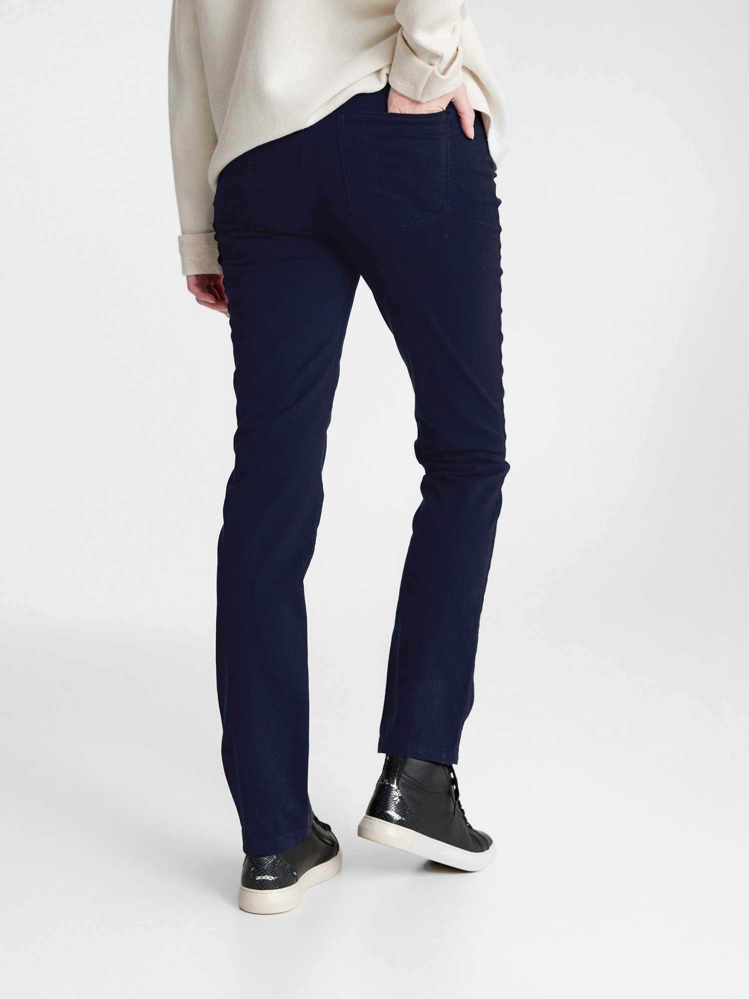 Pantalon Femme Coton Biologique Marine