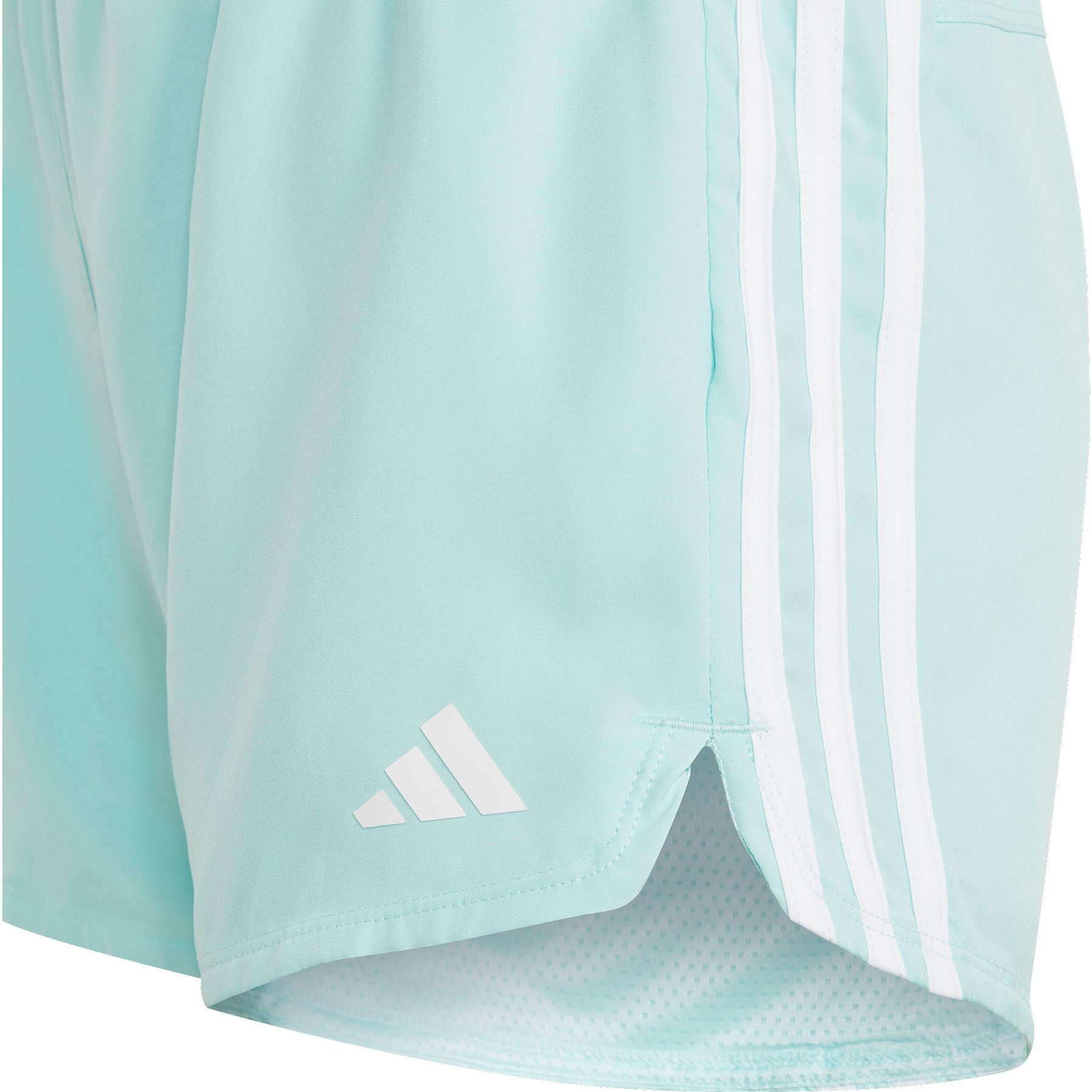 adidas Essentials Aeroready 3-Streifen Shorts Mädchen semi flash aqua
