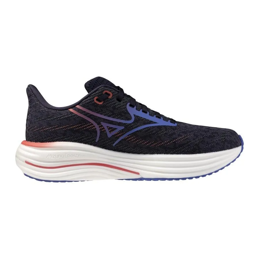 Mizuno Women's Wave Rider 29 Odyssey Gray/Iris Bloom/Calypso Coral
