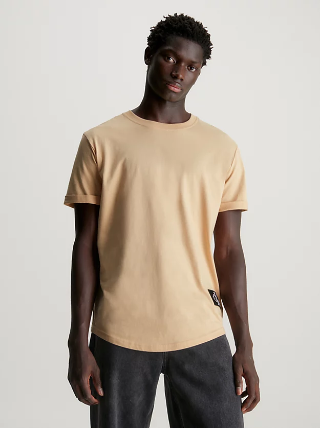 Camiseta de algodão com brasão