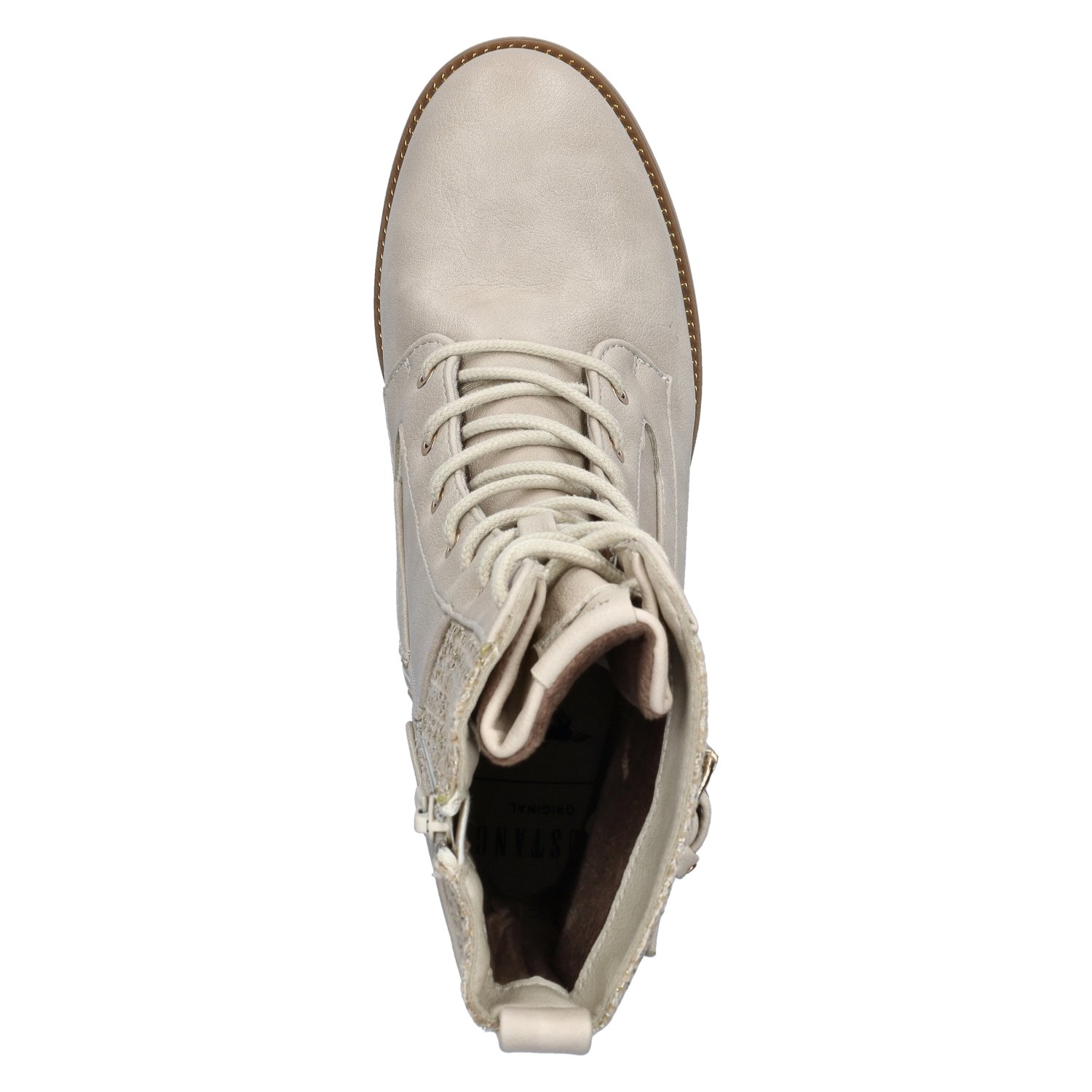 dames veterboot Mustang Wit