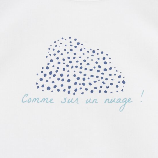 Mon Petit Nuage Ensemble 2 pièces   Nuage bleu        de               P'tit bisou