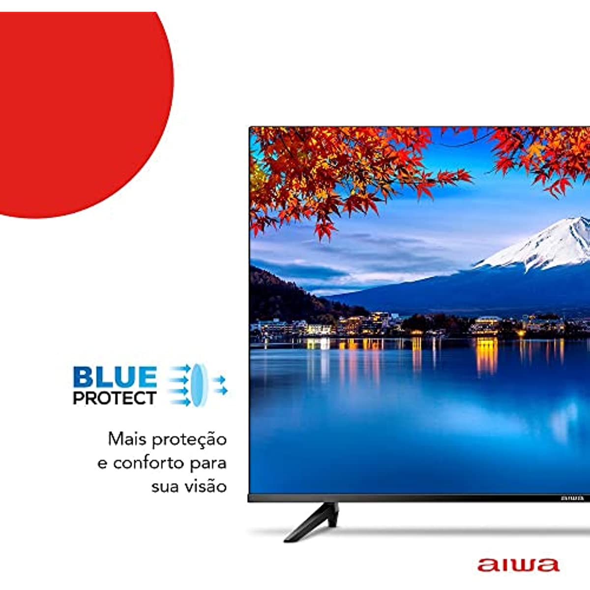 SmartTV Aiwa 50” 4K, Ultra-Thin Edge, HDR10, Dolby Áudio - AWS-TV-50-BL-01 TV 50