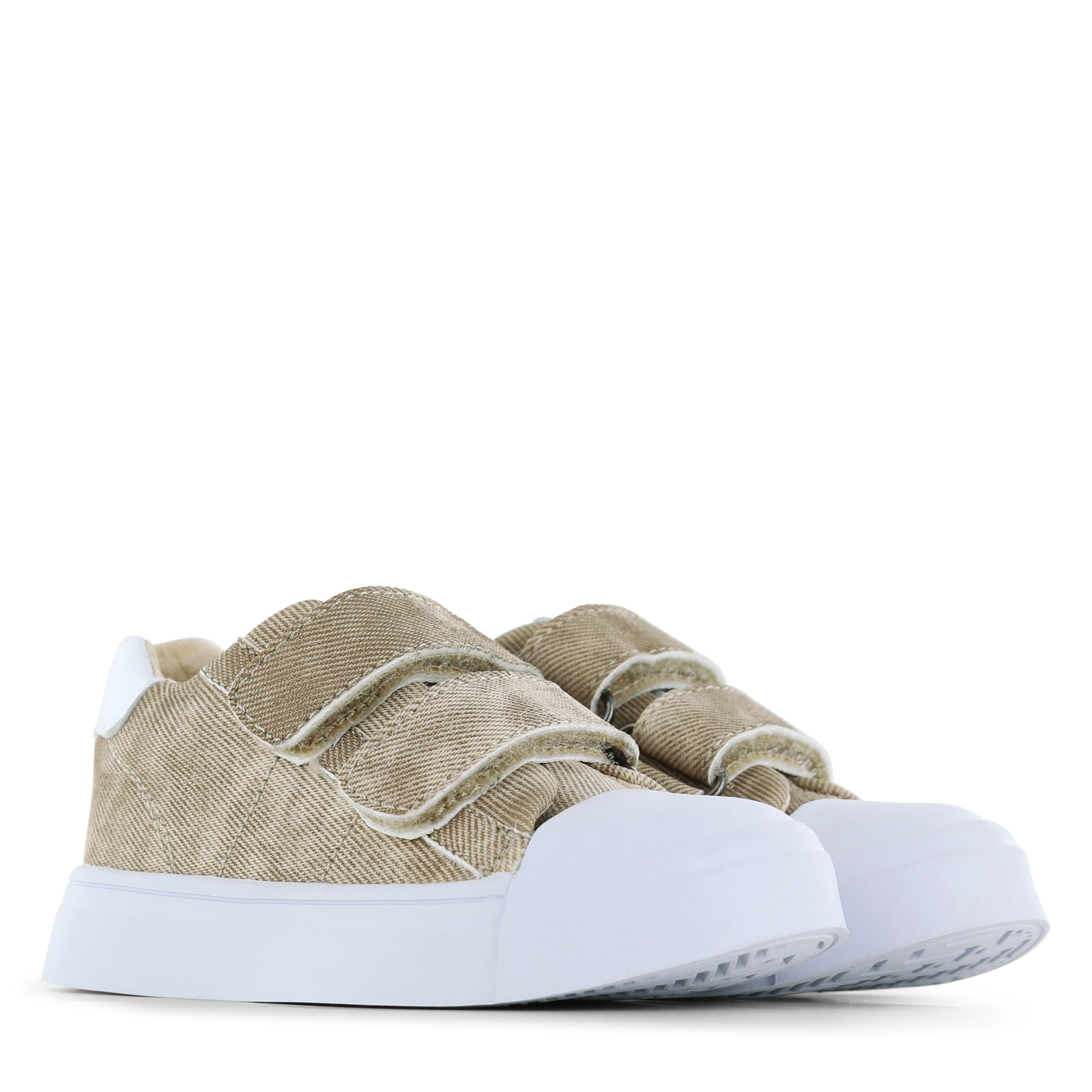Shoesme taupe sneaker Microfiber leer | Uni schoenen