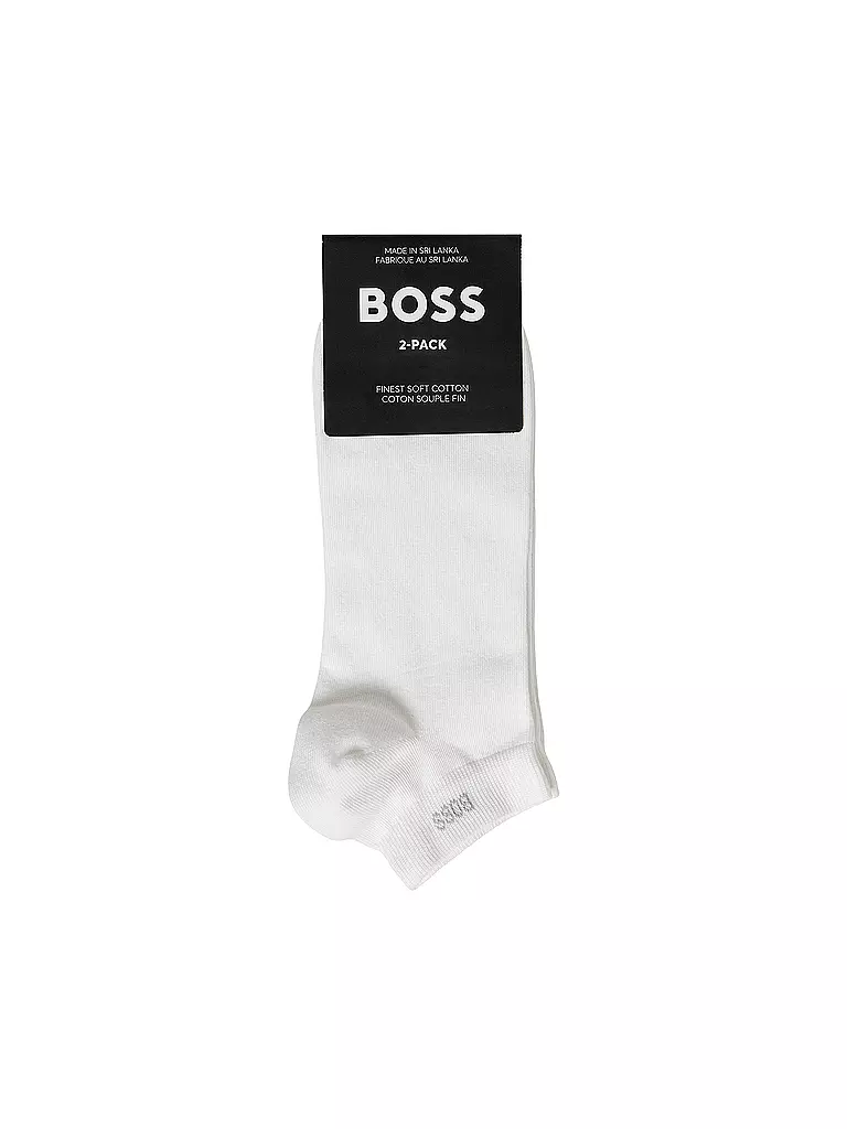 BOSS Sneakersocken 2-er Pkg. white weiss