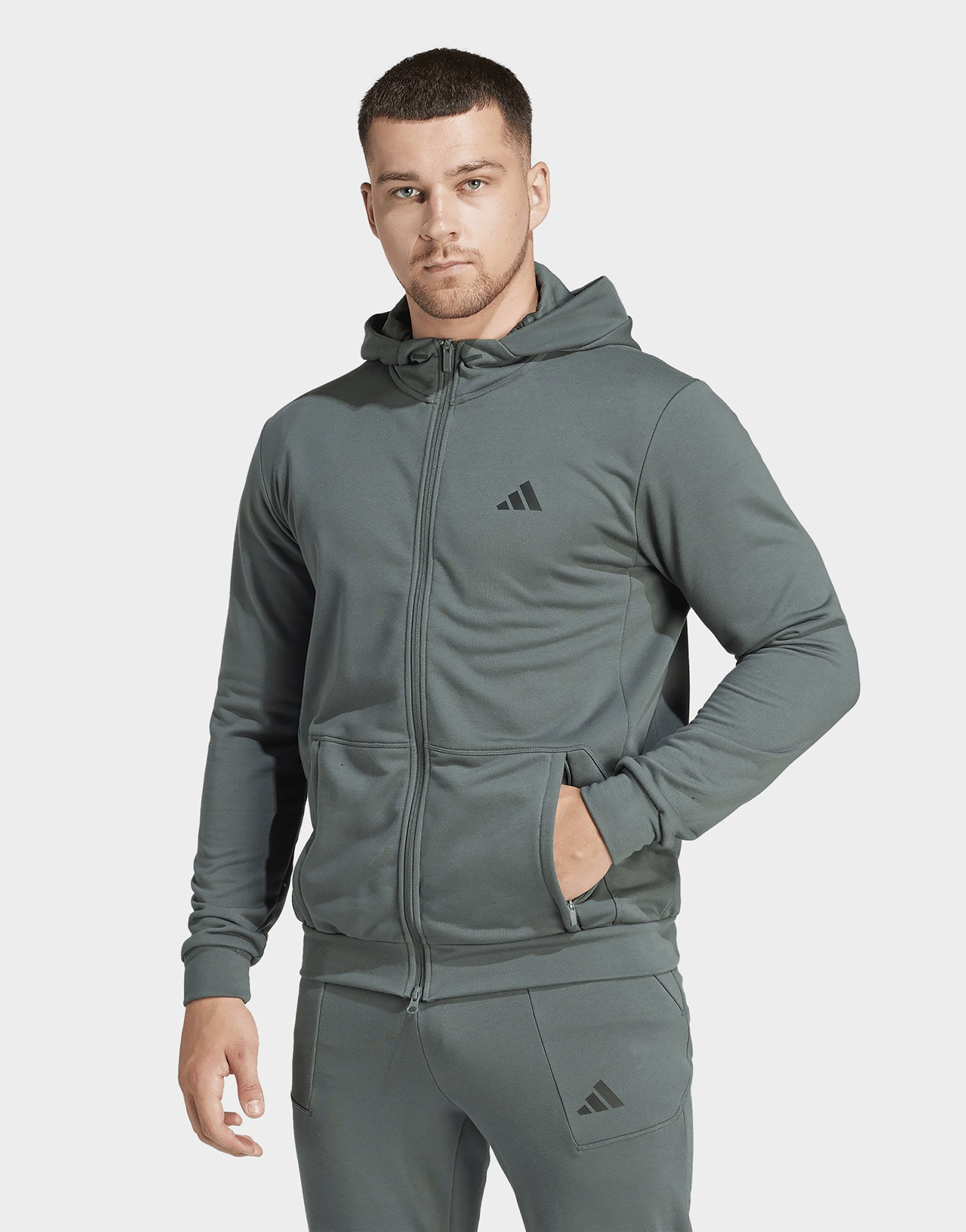 adidas Sweat-shirt à capuche d'entraînement Pump