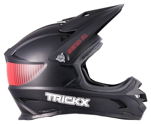 Casque Intégral Trick-X Send it 2 Noir / Rouge