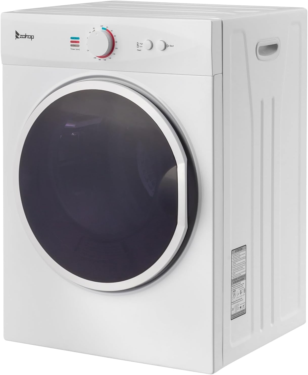 LEADZM Trockner, kompakter Ablufttrockner 1020W 3KG mit Anzeige für verschiedene Trocknungsmodi, tragbarer Trockner für Wohnungen, Haus, Wohnheim