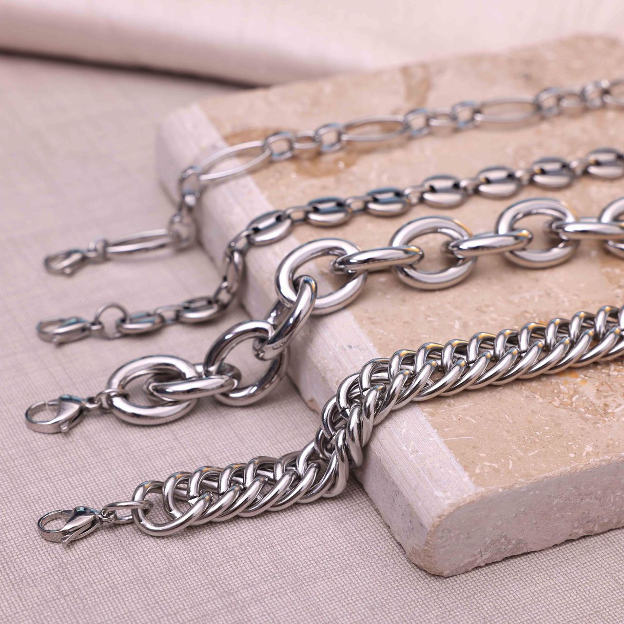 Stalen armband Nadege