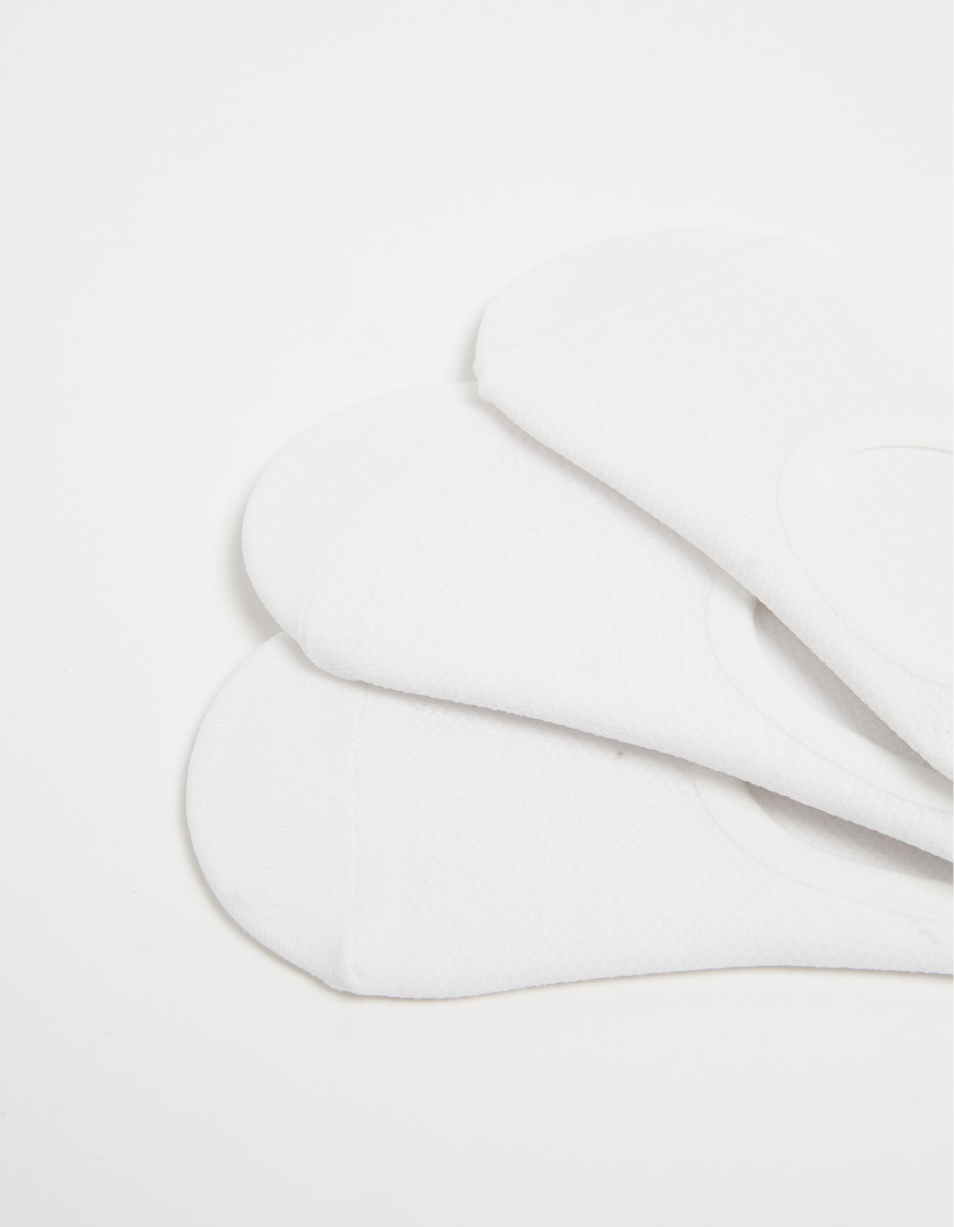 Pack 3 Pares de Meias Invisíveis, Mulher, Branco