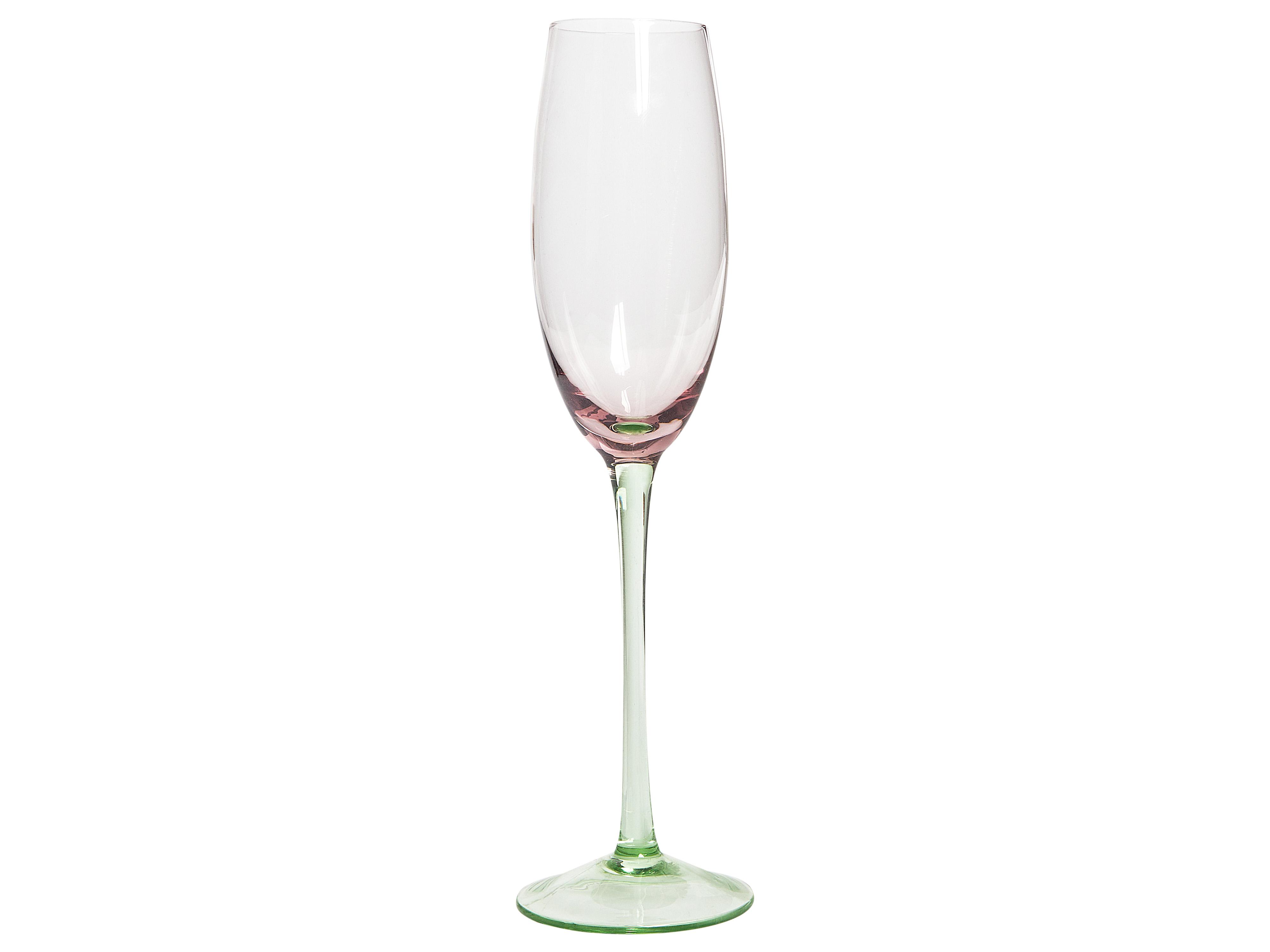 Set van 4 champagneglazen DIOPSIDE 200 ml Roze