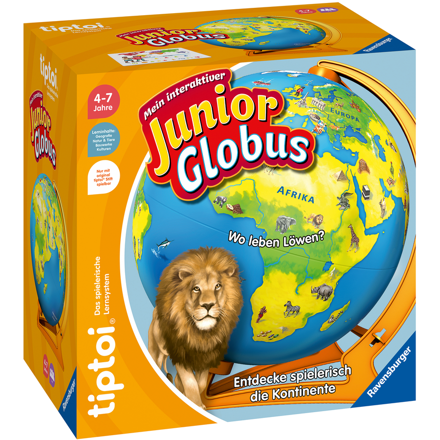 Ravensburger tiptoi® Mein interaktiver Junior Globus