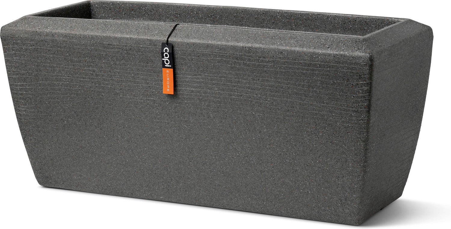 Capi Europe plantenbak Granite antraciet 90 x 35 x 40 cm