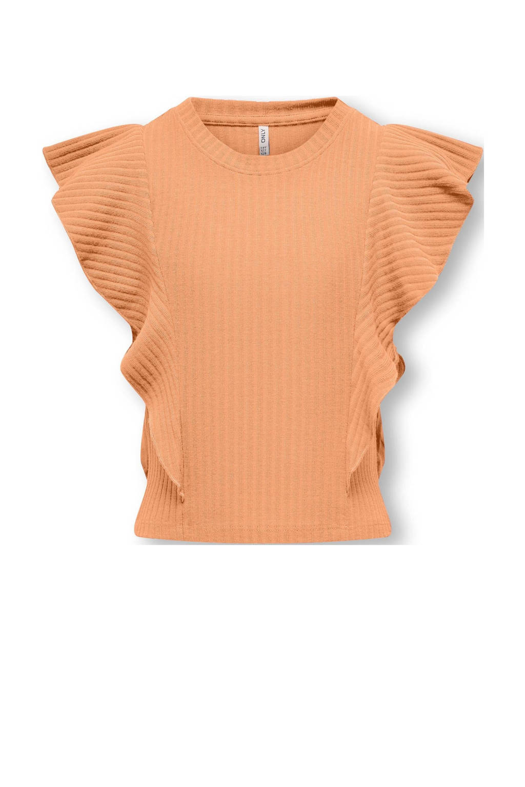 ONLY T-shirt KOGNELLA oranje