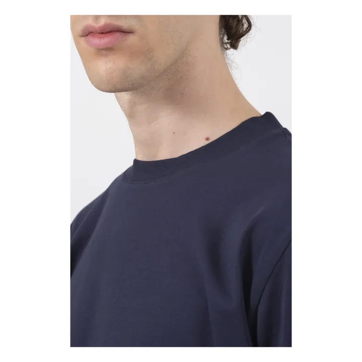 Talc T-shirt Manches Longues Sagace | Bleu marine