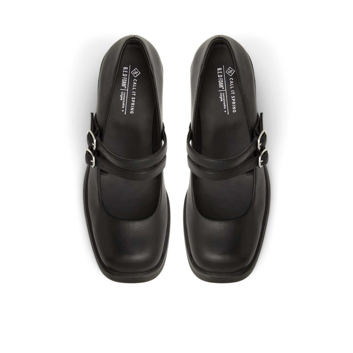 CALL IT SPRING-Monroe-l-Chaussures habillées Mary Jane - Talon Bloc - Noir
