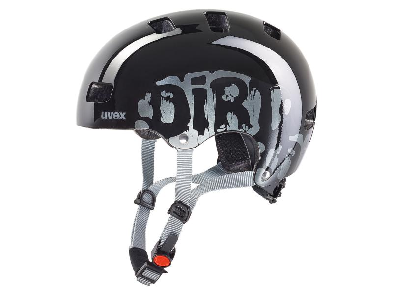 uvex Helm uvex kid 3 dirtbike black 55-58 cm, Schwarz Kinder-Helm