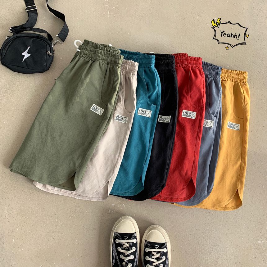 Fireon - Effen shorts met wijde pijpen