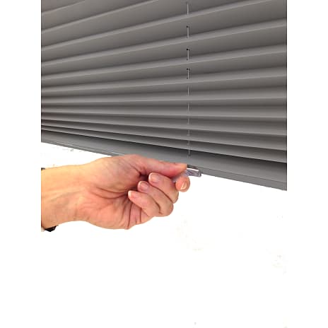 Debel Touch Plisségardin 60 x 160 cm - grå