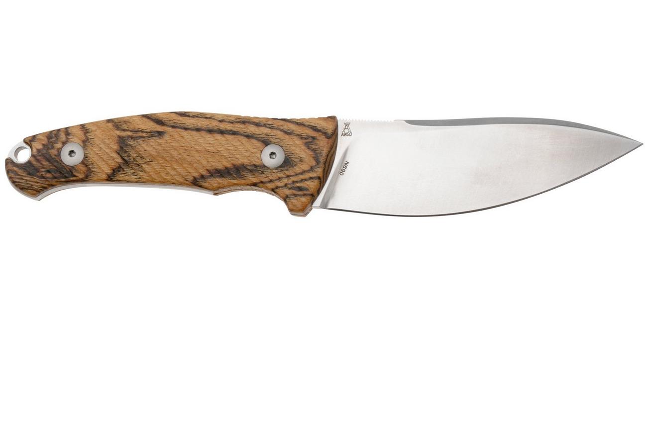 Viper Nordlys VT4046BC Satin, Bocote Wood, vaststaand mes, Jens Anso design