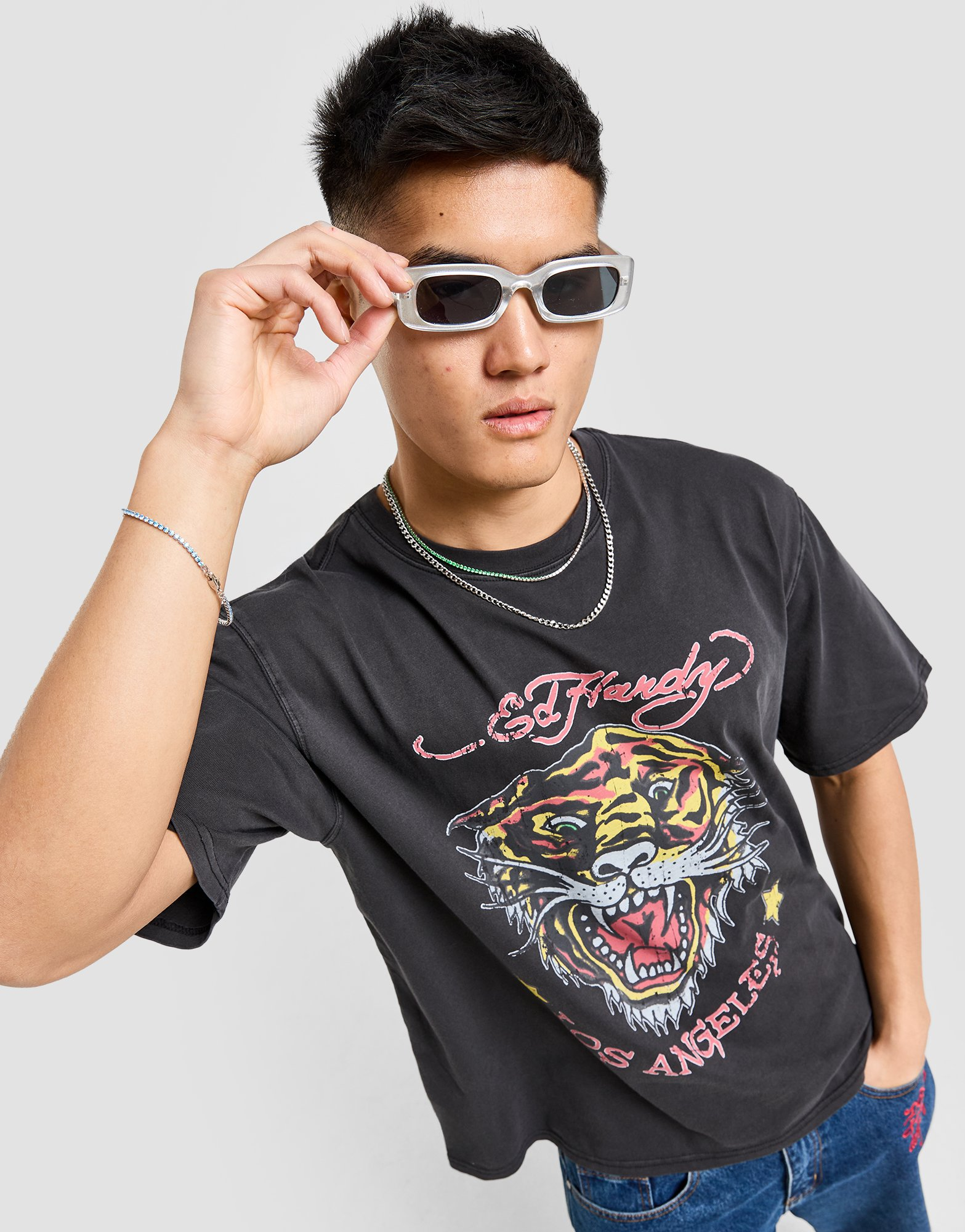 Eddie Bauer T-shirt Tiger Homme