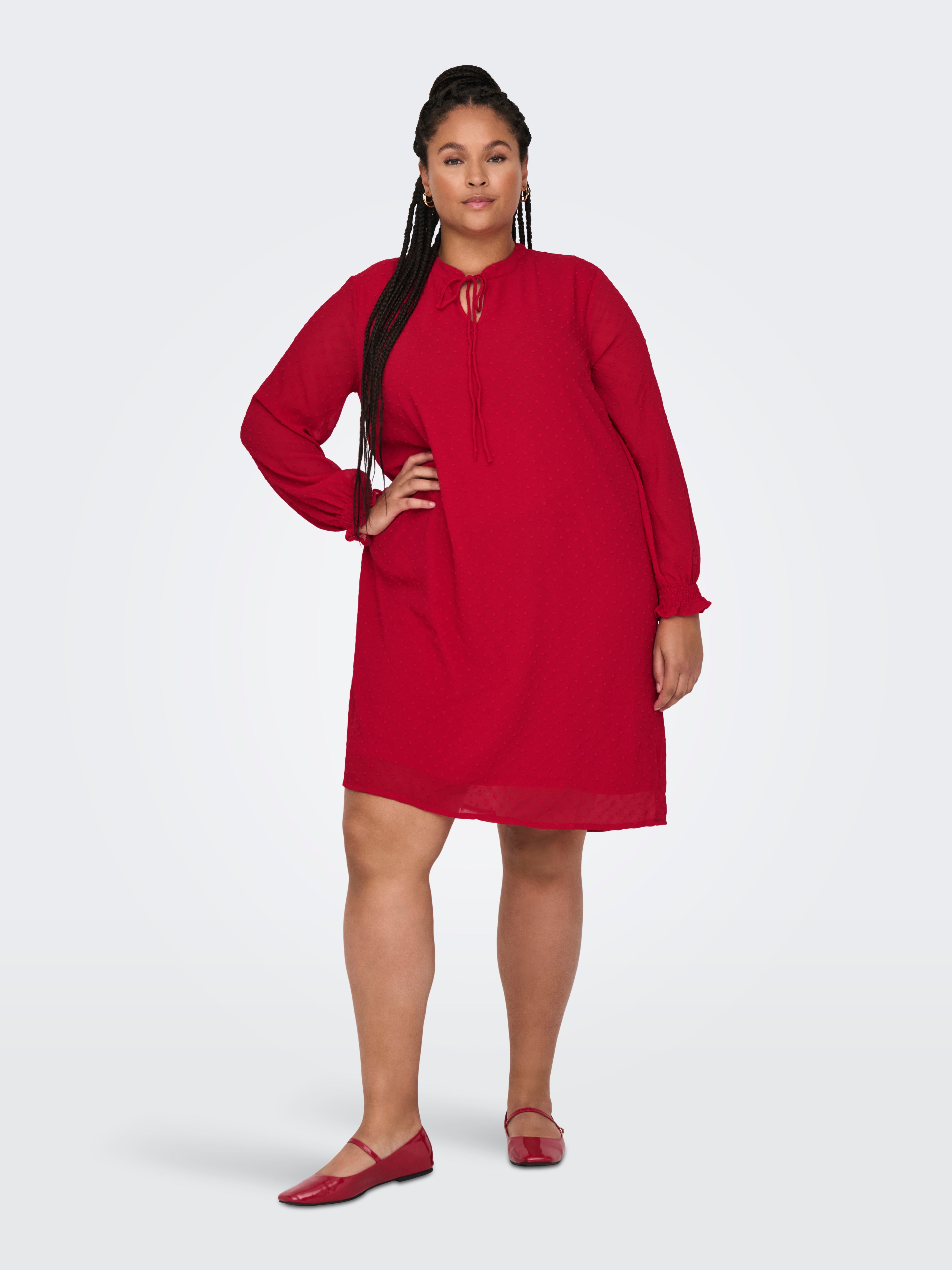 CARHILDA Midikleid High Risk Red