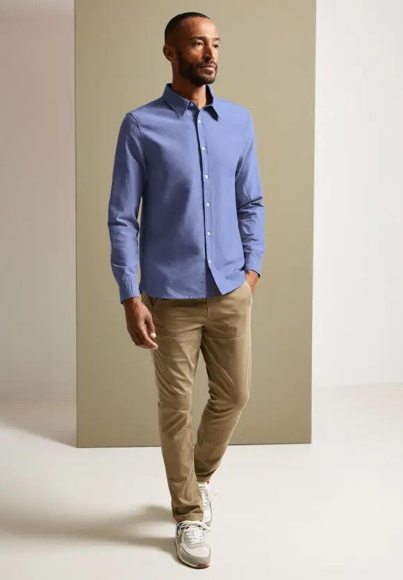 Oxford Hemd - chambray blue