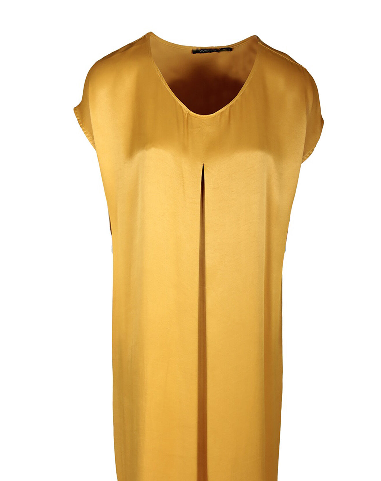 Lauren Vidal Robe satinée Olsen curry