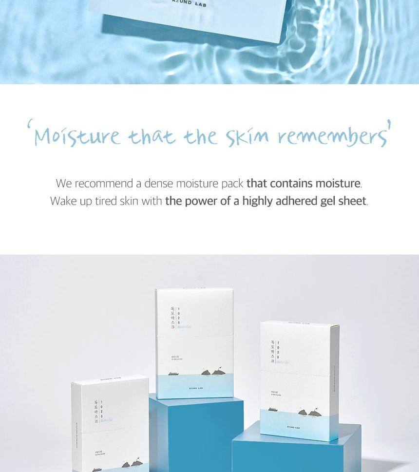 ROUND LAB - 1025 Dokdo Hydraterend Water Gel Masker