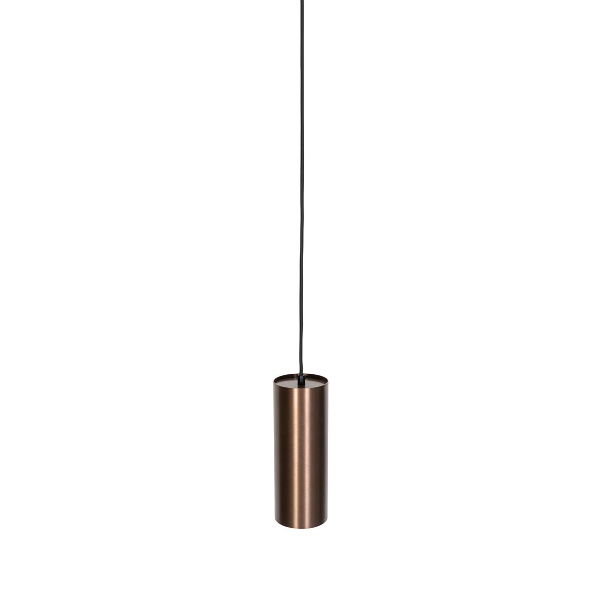 Design hanglamp donkerbrons GU10 50mm - Tubo