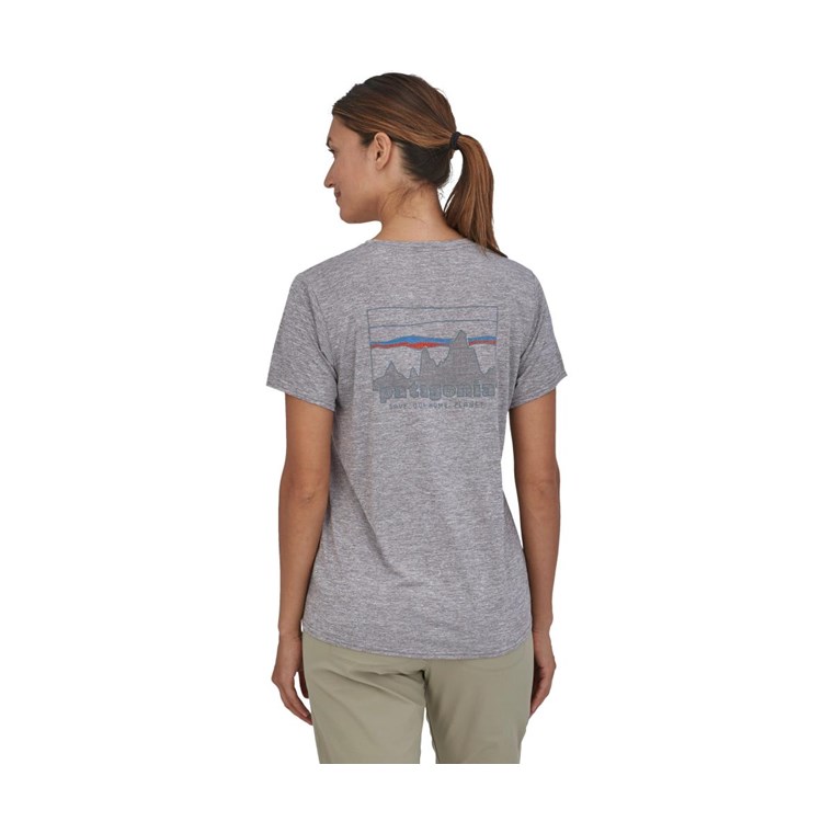 Patagonia Cap Cool Daily Graphic T-Shirt Women Skyline/Feather Grey