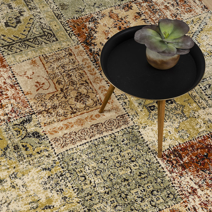 Patchwork vloerkleed - Itasca Multicolor 6342 | Oosters