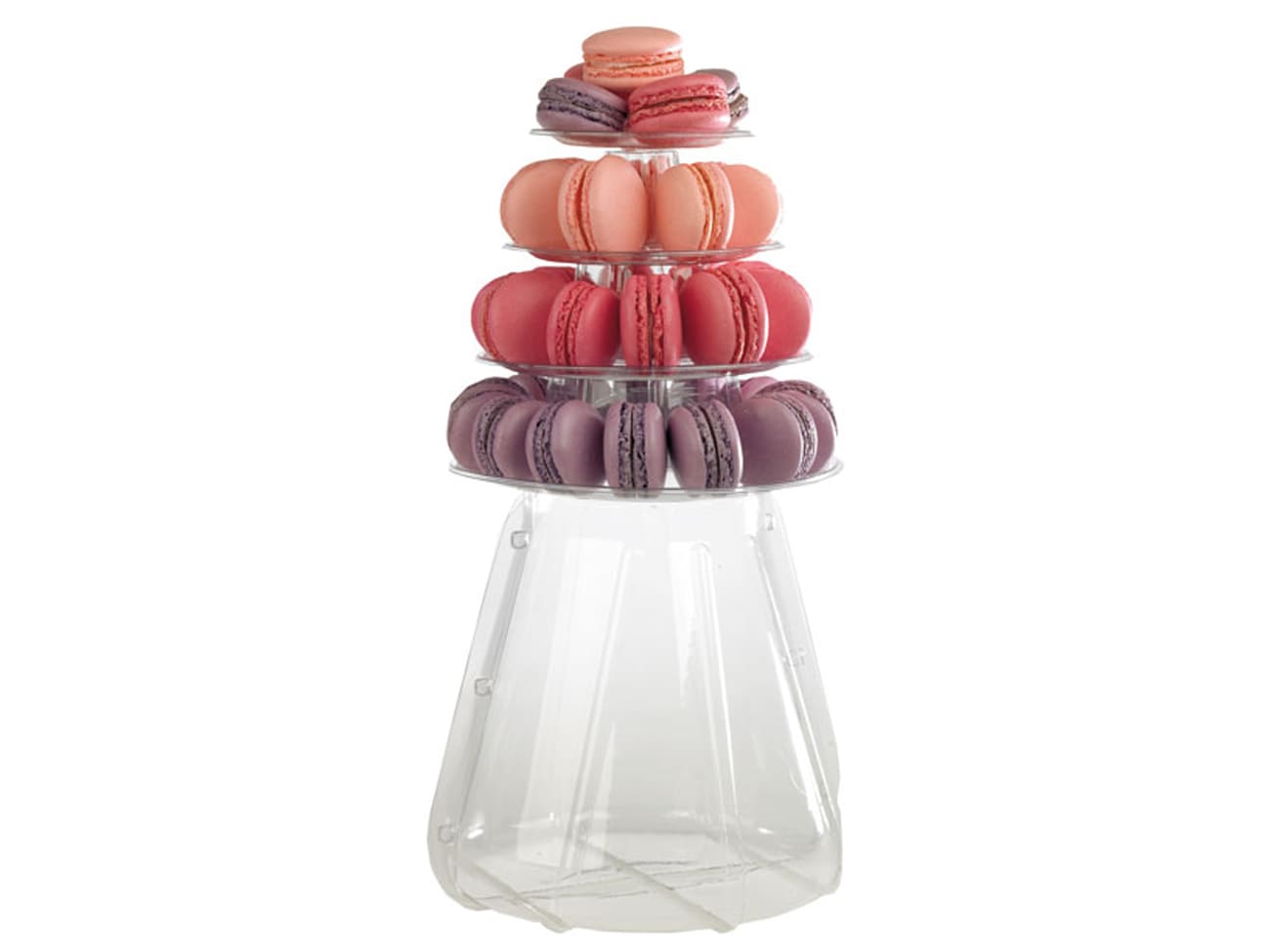 Mini-pyramide à macarons (x 6) - Présentoir à gâteau - Mallard Ferrière