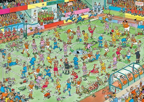 Jan van Haasteren WK Vrouwenvoetbal Puzzel (1000 stukjes)