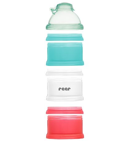 Reer Malk Pulver/Lebensmittelbehälter - 4 st. - Blau/Rot