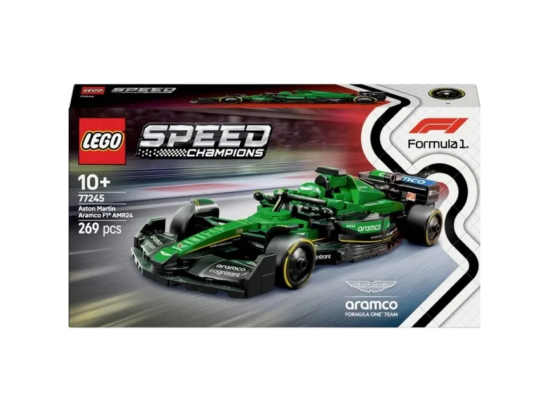 LEGO Speed Champions 77245 Aston Martin Aramco F1 AMR24-racerbil