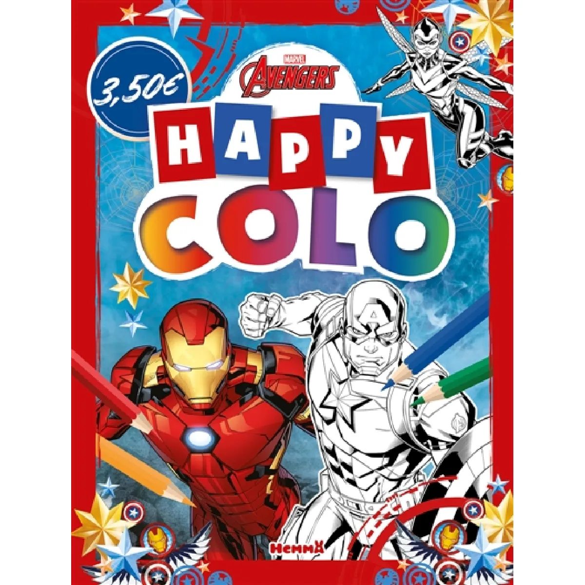 Marvel Avengers : Happy colo (Iron Man et Captain America)