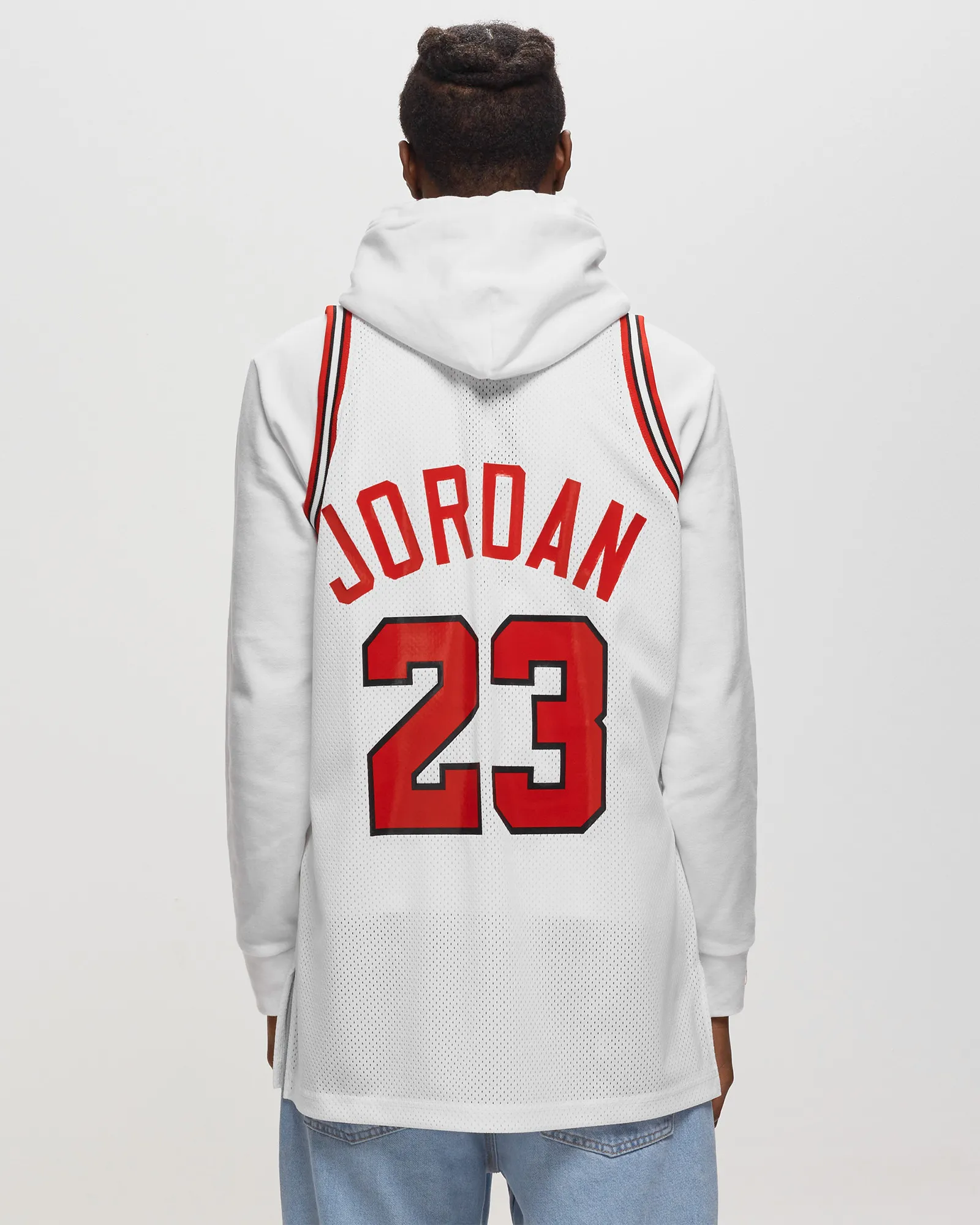 Camisa autêntica da NBA da Mitchell & Ness, Chicago Bulls, temporada 1991-92, Michael Jordan, número 23.