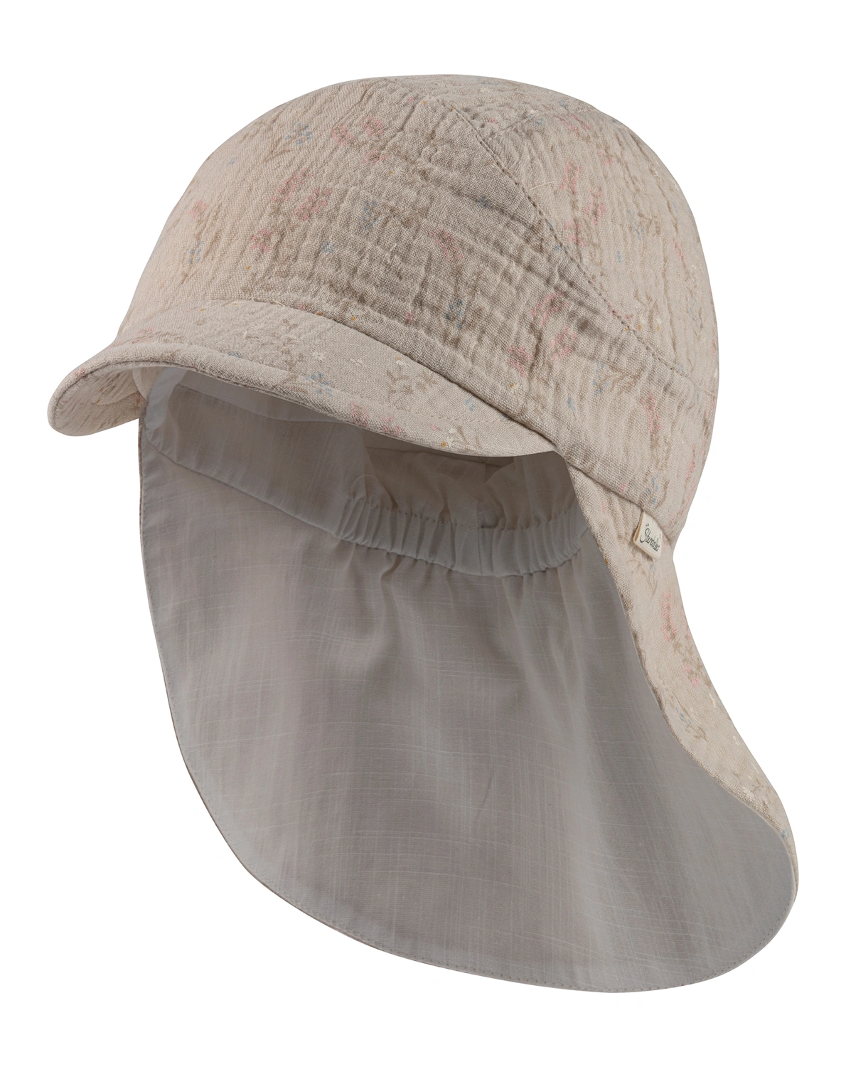 Schirmmütze GRÄSER mit Nackenschutz in beige