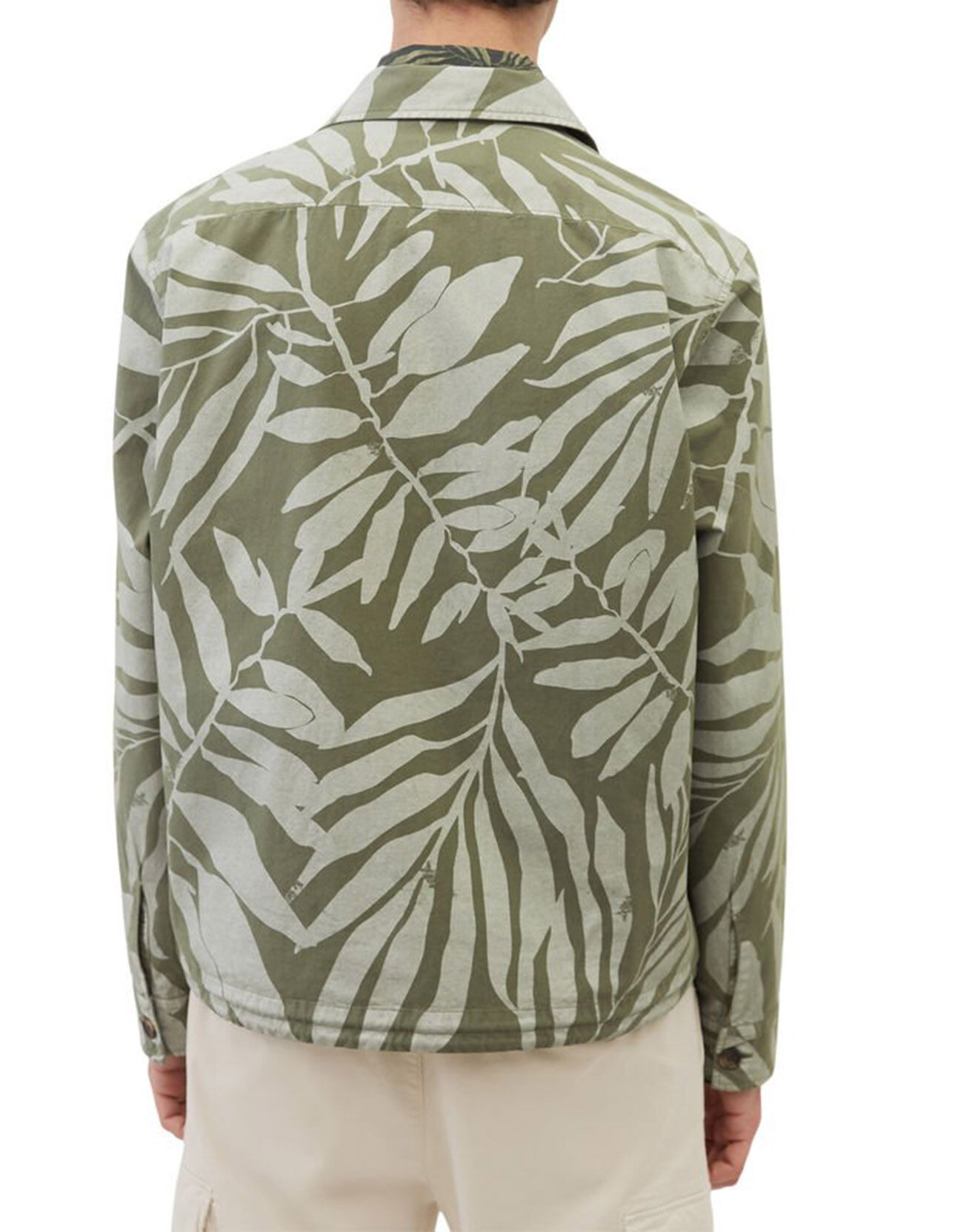 Marc O'Polo Veste Trucker Coton Bio kaki clair