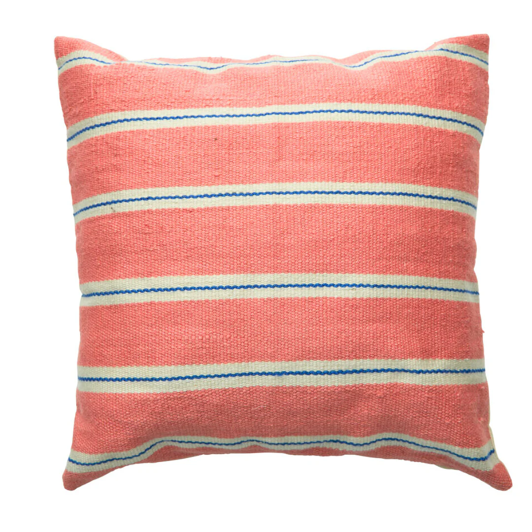 Bahne Interior  Recycle stribet pyntepude  - 60x60 cm.