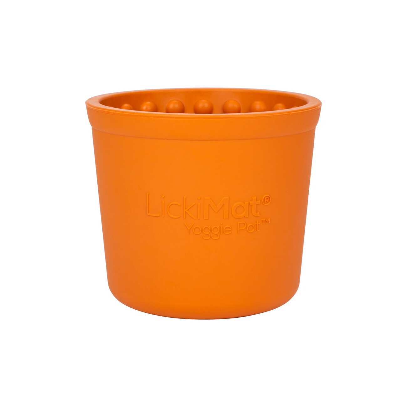 LickiMat Yoggie Pot orange