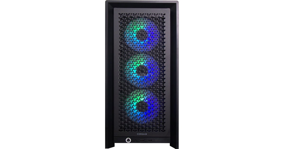 ALTERNATEThunderstorm Pro Core Ultra 7 - RTX 5070 iCue Edition gaming pc  (Zwart | Core Ultra 7 265KF | RTX 5070 | 32 GB | 2 TB SSD)